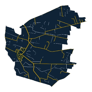 Kaart Broekland