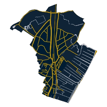 Kaart Santpoort-Zuid
