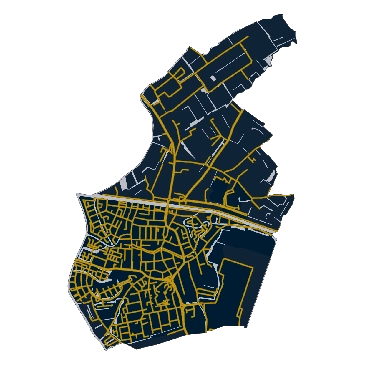 Kaart Rijnsburg