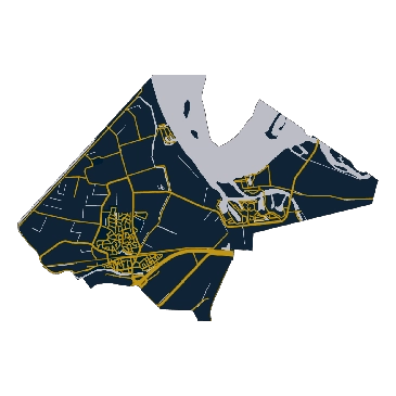 Kaart Arnemuiden