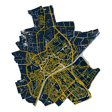 Kaart Middelburg