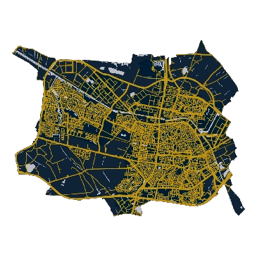 Kaart Tilburg